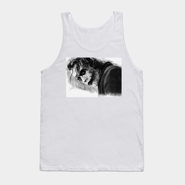 Heath Ledger Tank Top by asa7ur